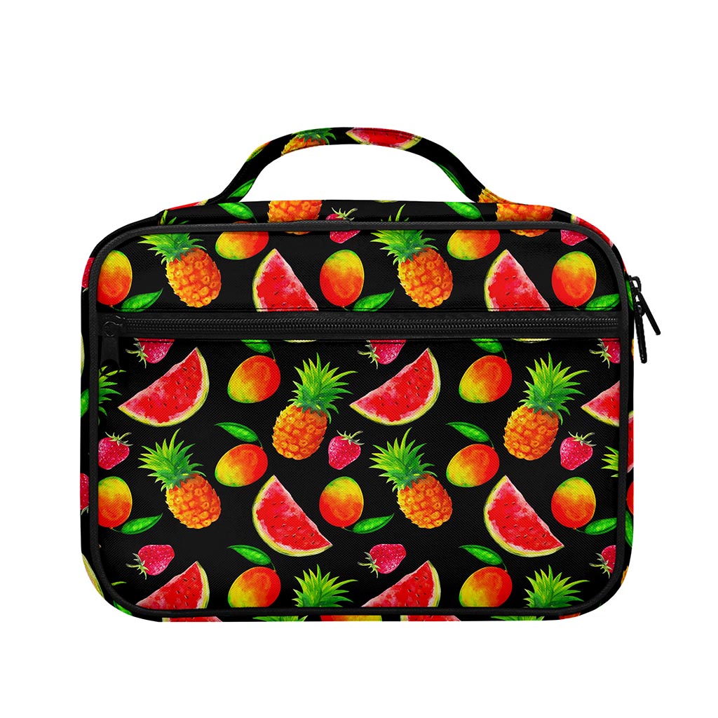 Mix Fruit Pineapple Pattern Print Briefcase Bible Bag