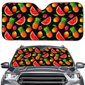 Mix Fruit Pineapple Pattern Print Car Windshield Sun Shade