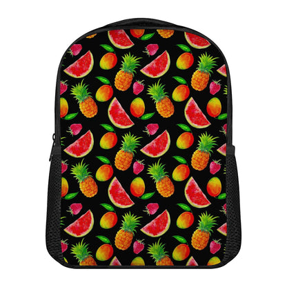 Mix Fruit Pineapple Pattern Print Casual Backpack