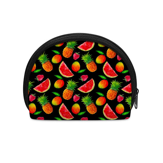 Mix Fruit Pineapple Pattern Print Coin Purse