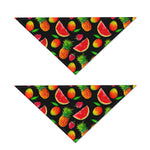 Mix Fruit Pineapple Pattern Print Dog Bandana