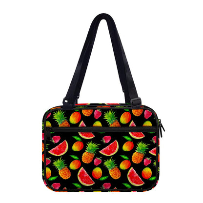 Mix Fruit Pineapple Pattern Print Double Strap Bible Bag
