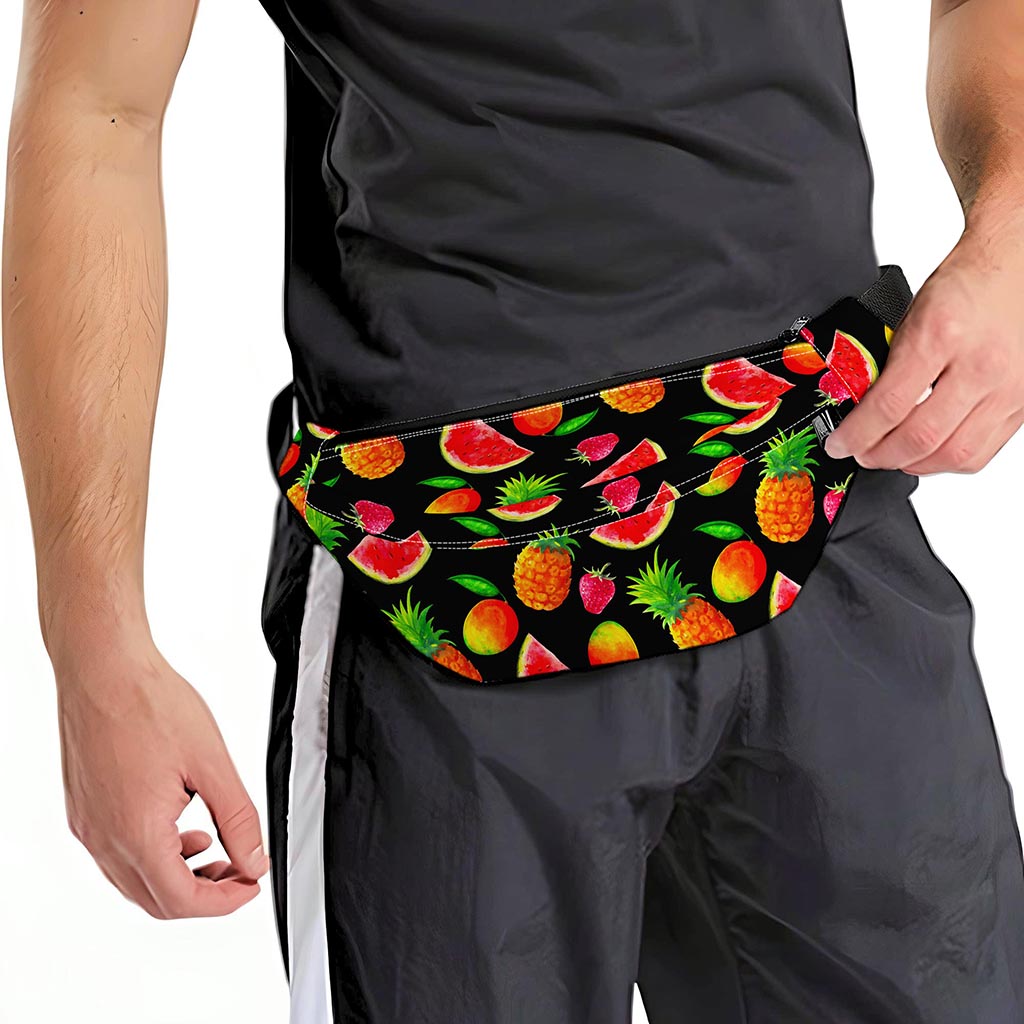 Mix Fruit Pineapple Pattern Print Fanny Pack