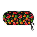 Mix Fruit Pineapple Pattern Print Glasses Case