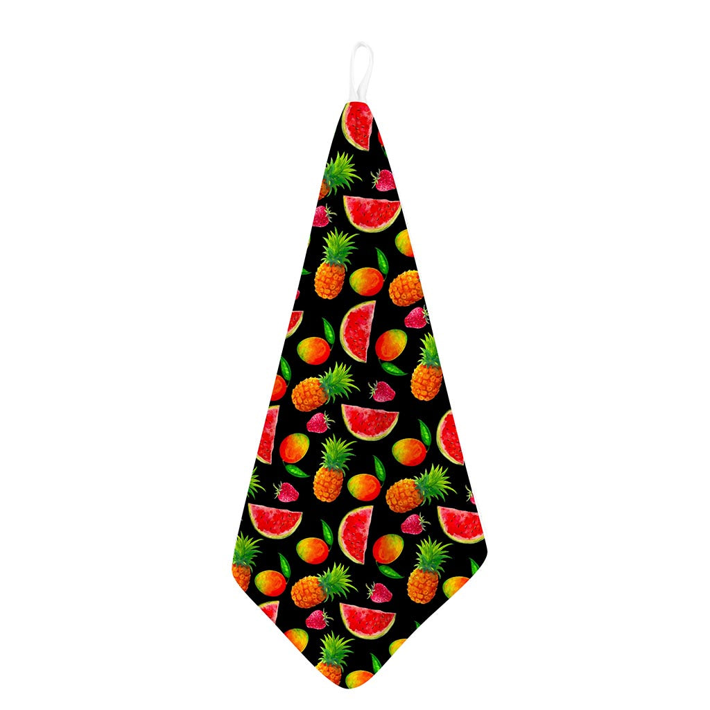 Mix Fruit Pineapple Pattern Print Hand Towel