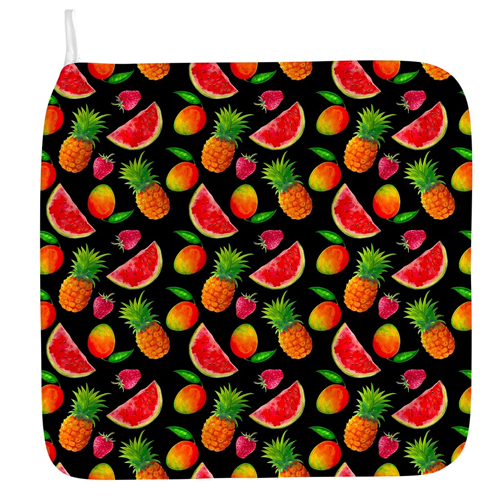 Mix Fruit Pineapple Pattern Print Hand Towel