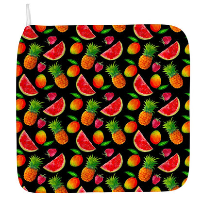 Mix Fruit Pineapple Pattern Print Hand Towel