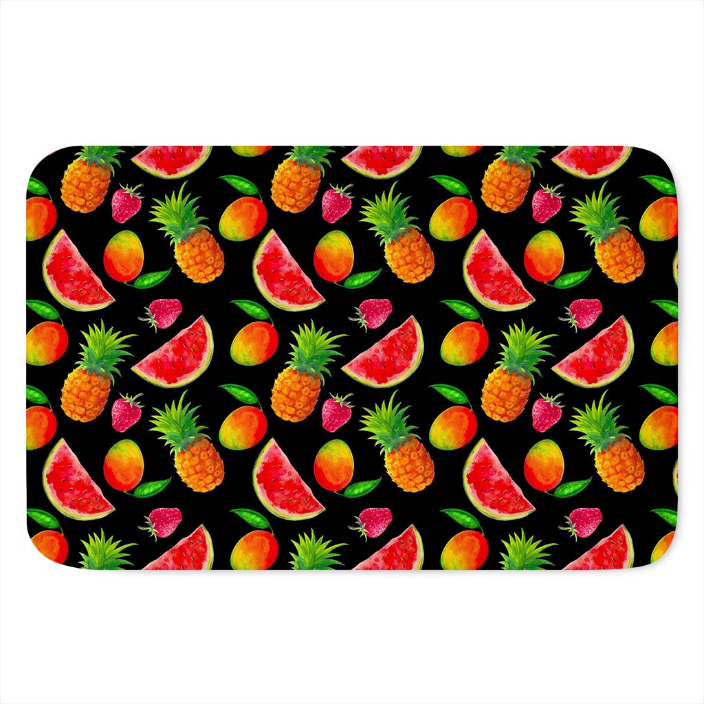 Mix Fruit Pineapple Pattern Print Indoor Door Mat