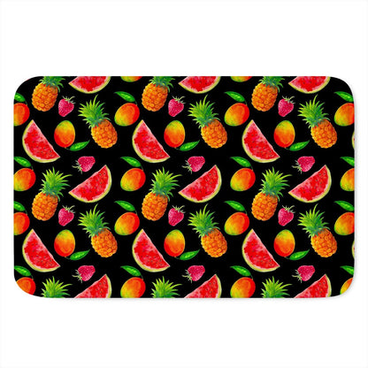 Mix Fruit Pineapple Pattern Print Indoor Door Mat