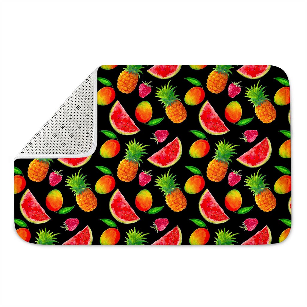 Mix Fruit Pineapple Pattern Print Indoor Door Mat