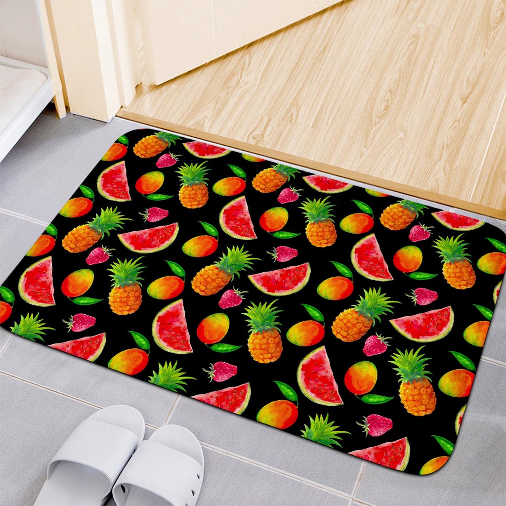 Mix Fruit Pineapple Pattern Print Indoor Door Mat