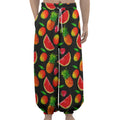 Mix Fruit Pineapple Pattern Print Lantern Pants