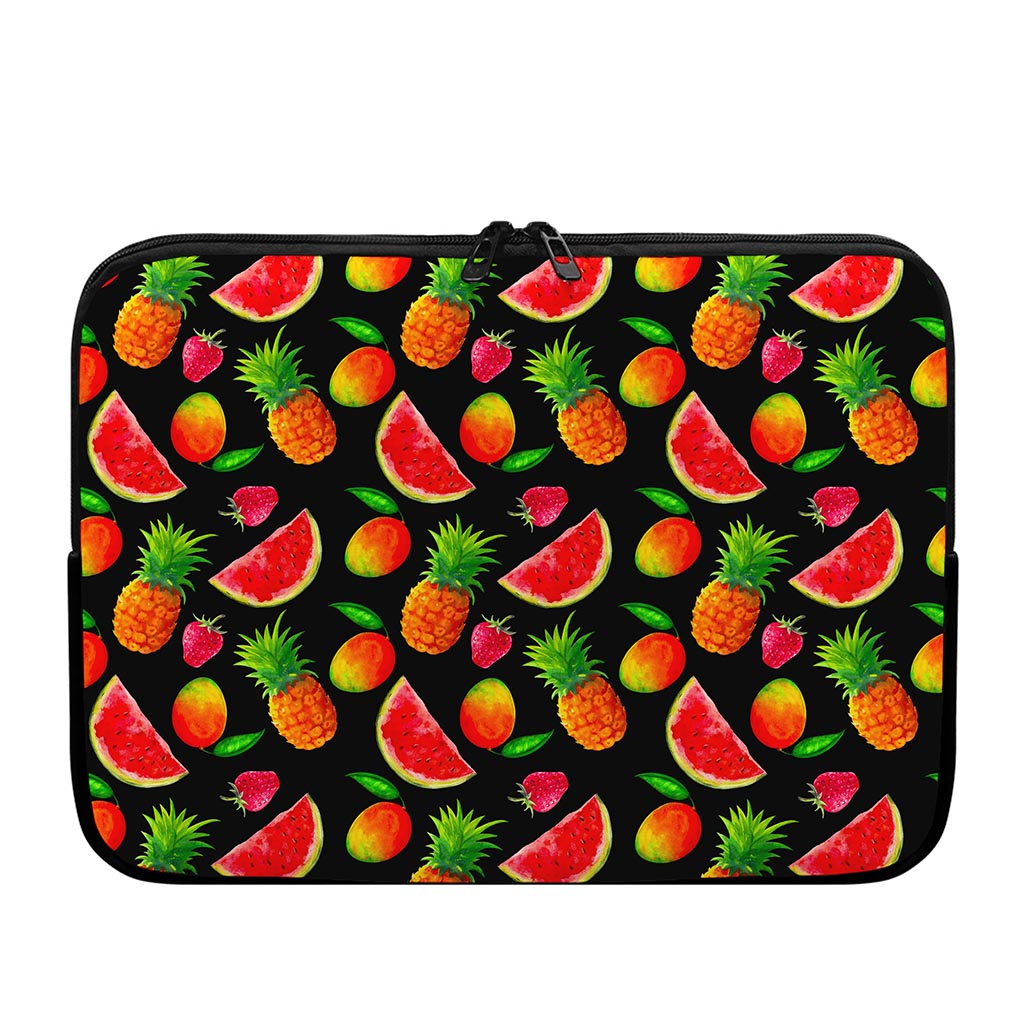Mix Fruit Pineapple Pattern Print Laptop Sleeve