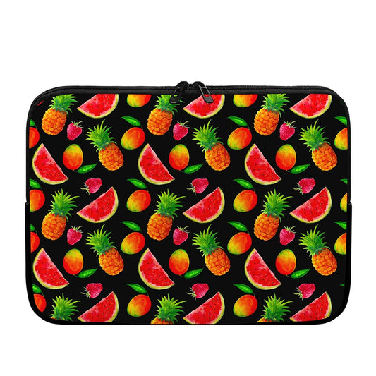 Mix Fruit Pineapple Pattern Print Laptop Sleeve