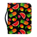 Mix Fruit Pineapple Pattern Print Leather Bible Cover