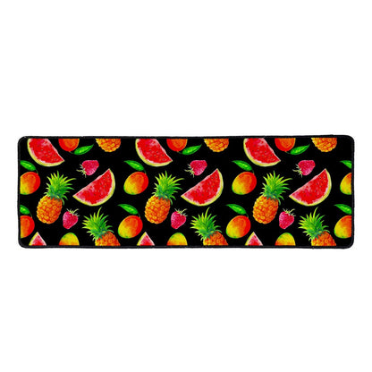 Mix Fruit Pineapple Pattern Print Long Kitchen Mat