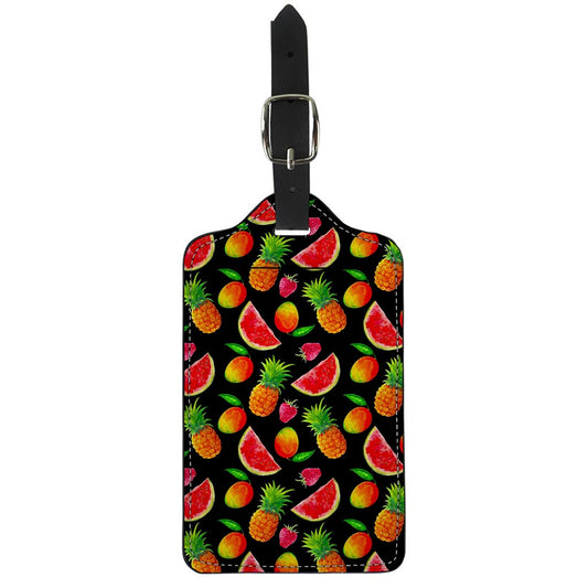 Mix Fruit Pineapple Pattern Print Luggage Tag