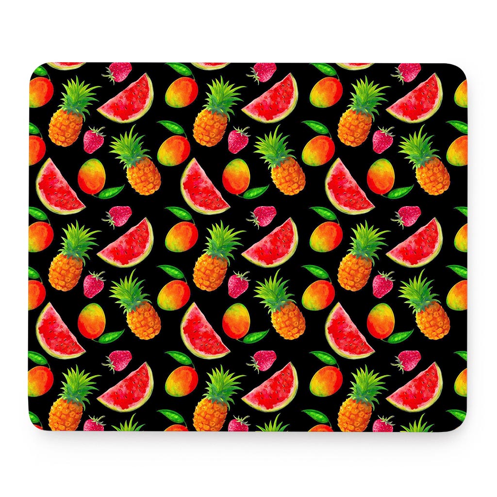 Mix Fruit Pineapple Pattern Print Mouse Pad