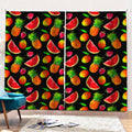 Mix Fruit Pineapple Pattern Print Pencil Pleat Curtains