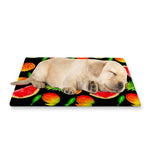 Mix Fruit Pineapple Pattern Print Pet Cooling Mat Cover