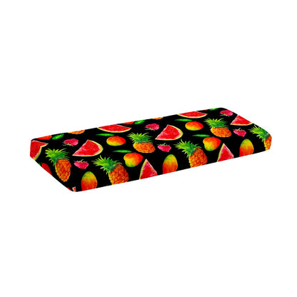 Mix Fruit Pineapple Pattern Print Piano Keyboard Cover