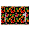 Mix Fruit Pineapple Pattern Print Placemat