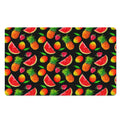Mix Fruit Pineapple Pattern Print Polyester Doormat