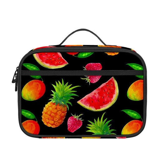 Mix Fruit Pineapple Pattern Print Portable Lunch Bag