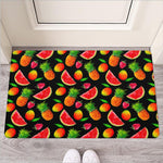 Mix Fruit Pineapple Pattern Print Rubber Doormat