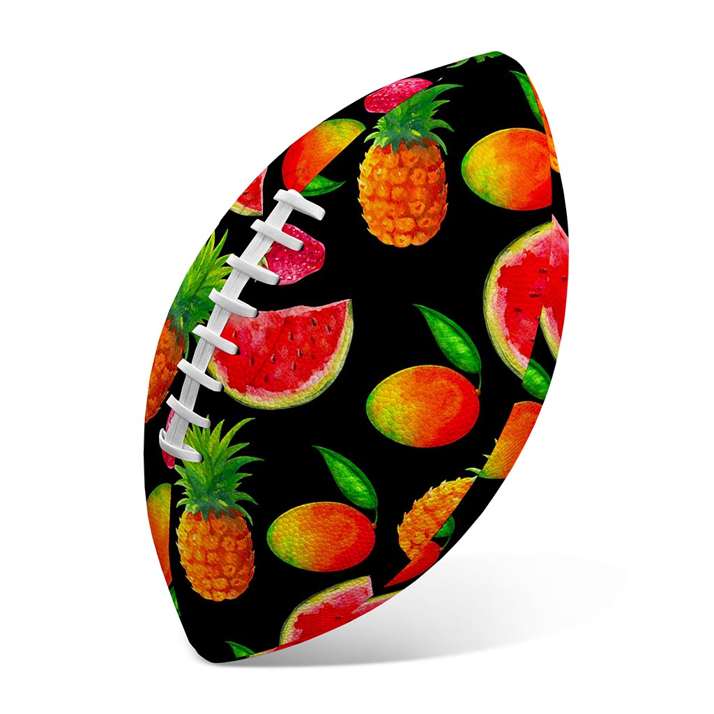 Mix Fruit Pineapple Pattern Print Rugby Ball