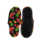 Mix Fruit Pineapple Pattern Print Slippers