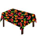 Mix Fruit Pineapple Pattern Print Tablecloth