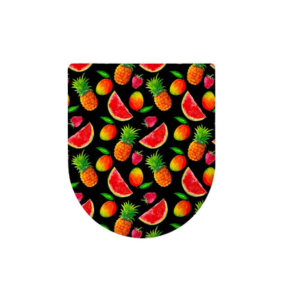 Mix Fruit Pineapple Pattern Print Toilet Lid Cover