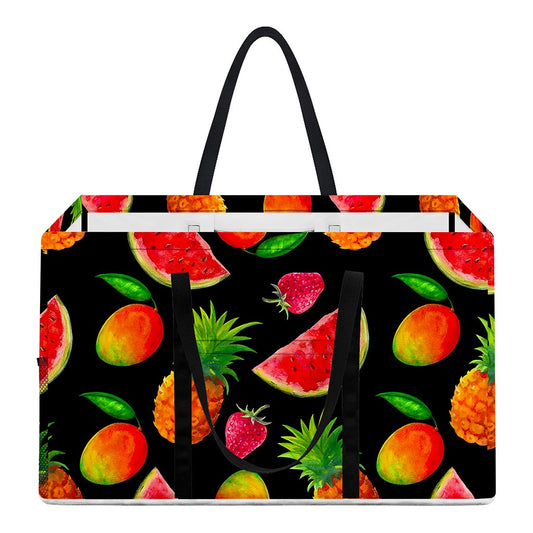 Mix Fruit Pineapple Pattern Print Utility Tote Bag