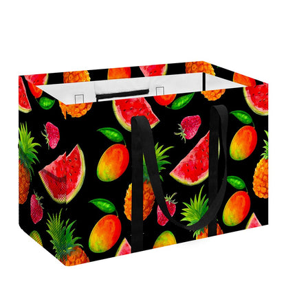 Mix Fruit Pineapple Pattern Print Utility Tote Bag