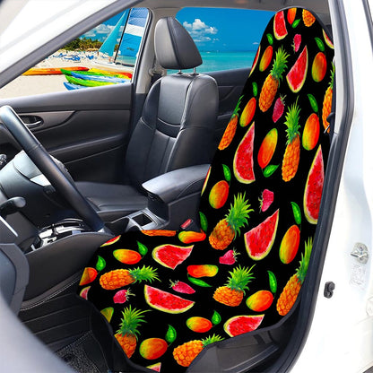 Mix Fruit Pineapple Pattern Print Waterproof Car Seat Cover