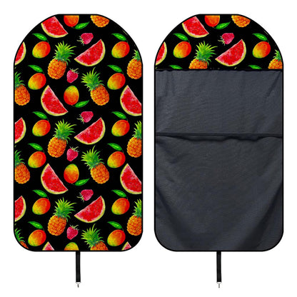 Mix Fruit Pineapple Pattern Print Waterproof Car Seat Cover