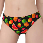 Mix Fruit Pineapple Pattern Print Women's Panties