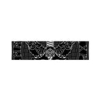 Mjolnir And Scandinavian Runes Print Bed Runner