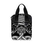 Mjolnir And Scandinavian Runes Print Bible Tote Bag