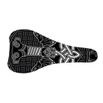 Mjolnir And Scandinavian Runes Print Bicycle Seat Cover