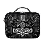 Mjolnir And Scandinavian Runes Print Briefcase Bible Bag