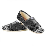 Mjolnir And Scandinavian Runes Print Casual Shoes