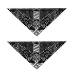 Mjolnir And Scandinavian Runes Print Dog Bandana