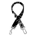 Mjolnir And Scandinavian Runes Print Dog Seat Belt