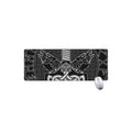 Mjolnir And Scandinavian Runes Print Extended Mouse Pad