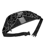 Mjolnir And Scandinavian Runes Print Fanny Pack