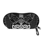 Mjolnir And Scandinavian Runes Print Glasses Case