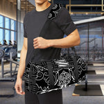 Mjolnir And Scandinavian Runes Print Gym Bag