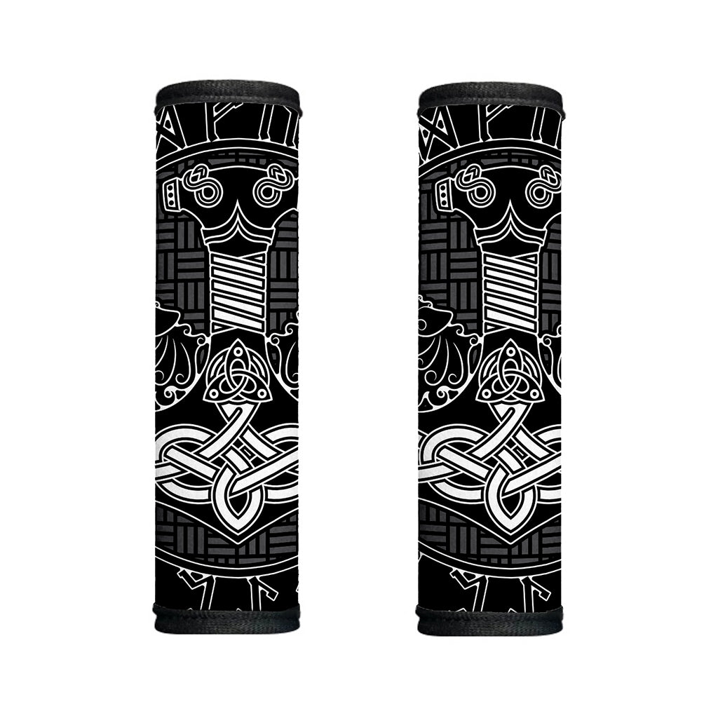 Mjolnir And Scandinavian Runes Print Handle Covers